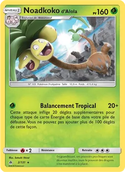 Noadkoko d’Alola, Lumière Interdite, n° 2