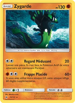 Zygarde, Lumière Interdite, n° 72