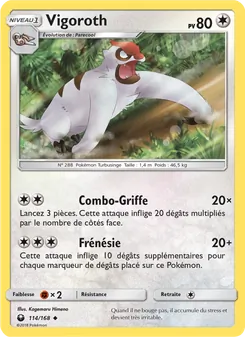 Vigoroth, Tempête Céleste, n° 114