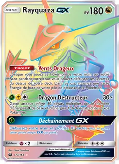 Rayquaza GX, Tempête Céleste, n° 177