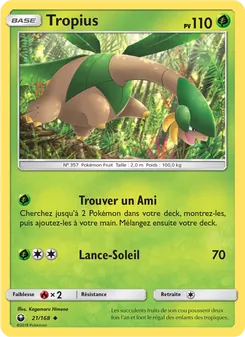 Tropius, Tempête Céleste, n° 21