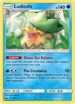 Ludicolo, Tempête Céleste, n° 38