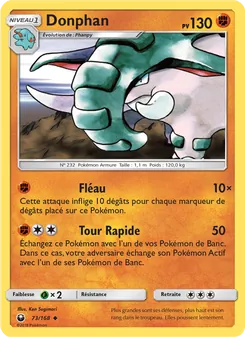 Donphan, Tempête Céleste, n° 73