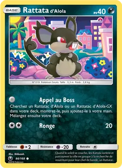 Rattata d’Alola, Tempête Céleste, n° 84