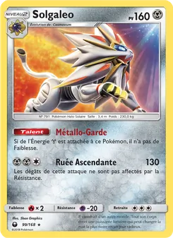Solgaleo, Tempête Céleste, n° 99