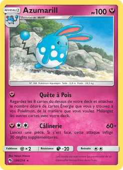 Azumarill, Tonnerre Perdu, n° 136