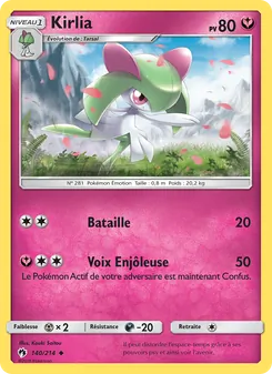 Kirlia, Tonnerre Perdu, n° 140