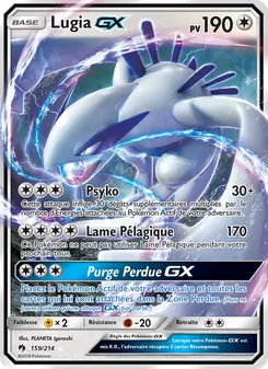 Lugia GX, Tonnerre Perdu, n° 159