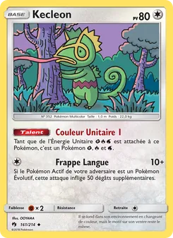 Kecleon, Tonnerre Perdu, n° 161