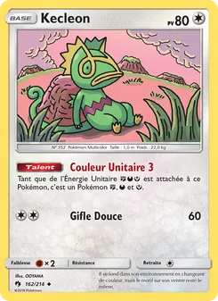Kecleon, Tonnerre Perdu, n° 162
