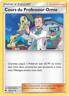 Cours du Professeur Orme, Tonnerre Perdu, n° 188