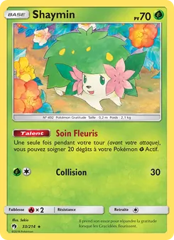 Shaymin, Tonnerre Perdu, n° 33