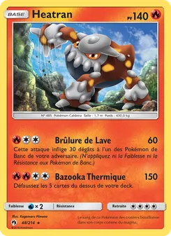 Heatran, Tonnerre Perdu, n° 48