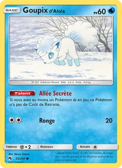 Goupix d’Alola, Tonnerre Perdu, n° 53