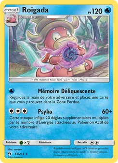 Roigada, Tonnerre Perdu, n° 55