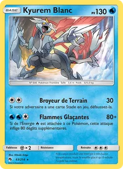 Kyurem Blanc, Tonnerre Perdu, n° 63
