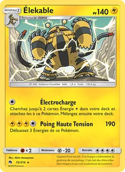 Élekable, Tonnerre Perdu, n° 72