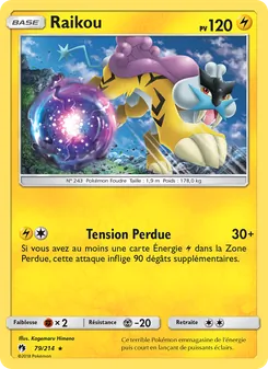 Raikou, Tonnerre Perdu, n° 79