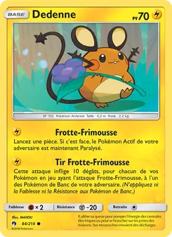 Dedenne, Tonnerre Perdu, n° 84