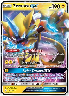 Zeraora GX, Tonnerre Perdu, n° 86
