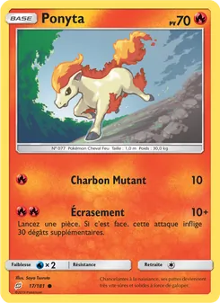 Ponyta, Duo de Choc, n° 17