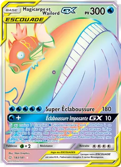 Magicarpe et Wailord GX, Duo de Choc, n° 183