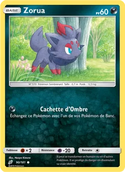 Zorua, Duo de Choc, n° 90