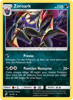 Zoroark, Duo de Choc, n° 91