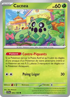 Cacnea, Écarlate et Violet, n° 005