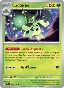 Cacturne, Écarlate et Violet, n° 006