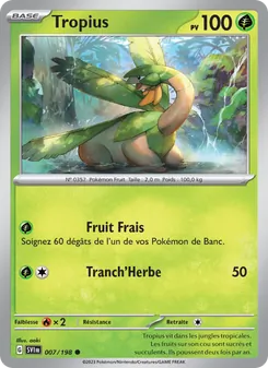 Tropius, Écarlate et Violet, n° 007