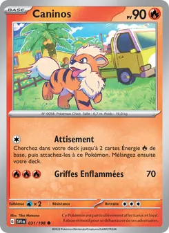 Caninos, Écarlate et Violet, n° 031