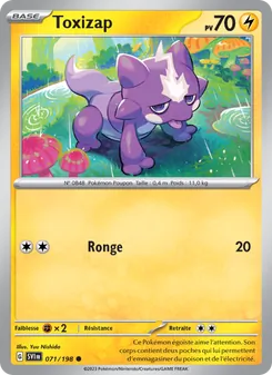 Toxizap, Écarlate et Violet, n° 071