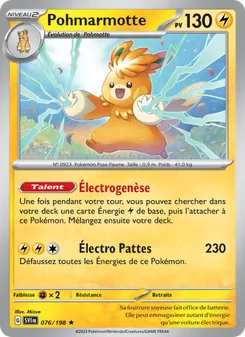 Pohmarmotte, Écarlate et Violet, n° 076