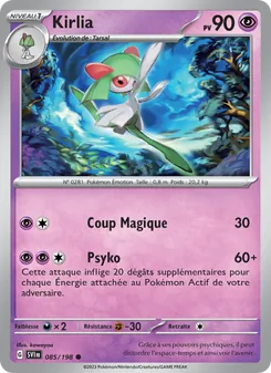 Kirlia, Écarlate et Violet, n° 085