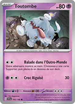 Toutombe, Écarlate et Violet, n° 105