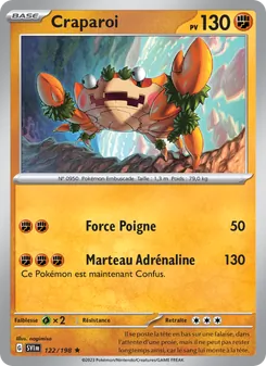 Craparoi, Écarlate et Violet, n° 122