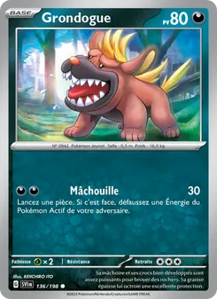 Grondogue, Écarlate et Violet, n° 136