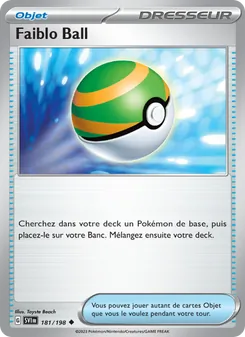 Faiblo Ball, Écarlate et Violet, n° 181