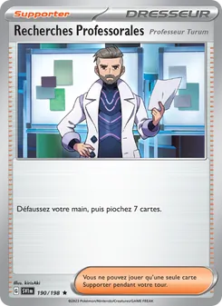 Recherches Professorales, Écarlate et Violet, n° 190