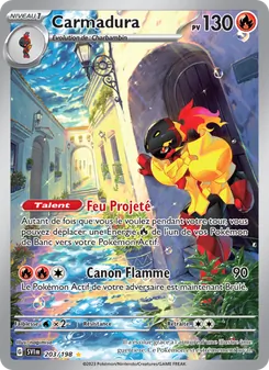 Carmadura, Écarlate et Violet, n° 203