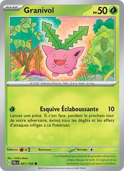 Granivol, Évolutions à Paldea, n° 001