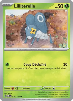 Lilliterelle, Évolutions à Paldea, n° 020