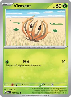 Virovent, Évolutions à Paldea, n° 023