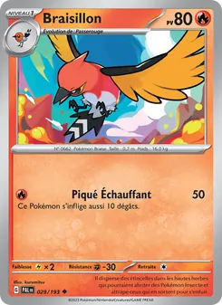Braisillon, Évolutions à Paldea, n° 029