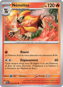 Némélios, Évolutions à Paldea, n° 032