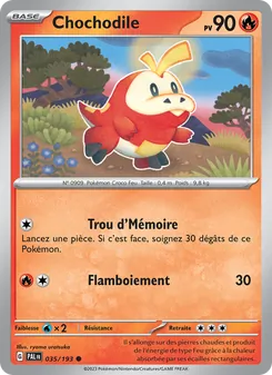Chochodile, Évolutions à Paldea, n° 035