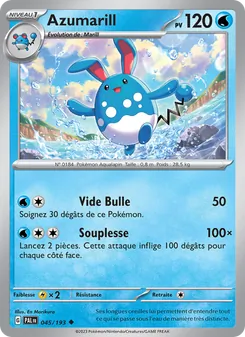 Azumarill, Évolutions à Paldea, n° 045