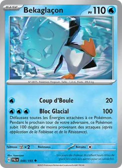 Bekaglaçon, Évolutions à Paldea, n° 048