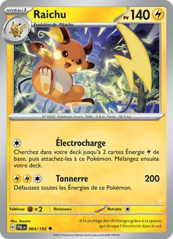 Raichu, Évolutions à Paldea, n° 064
